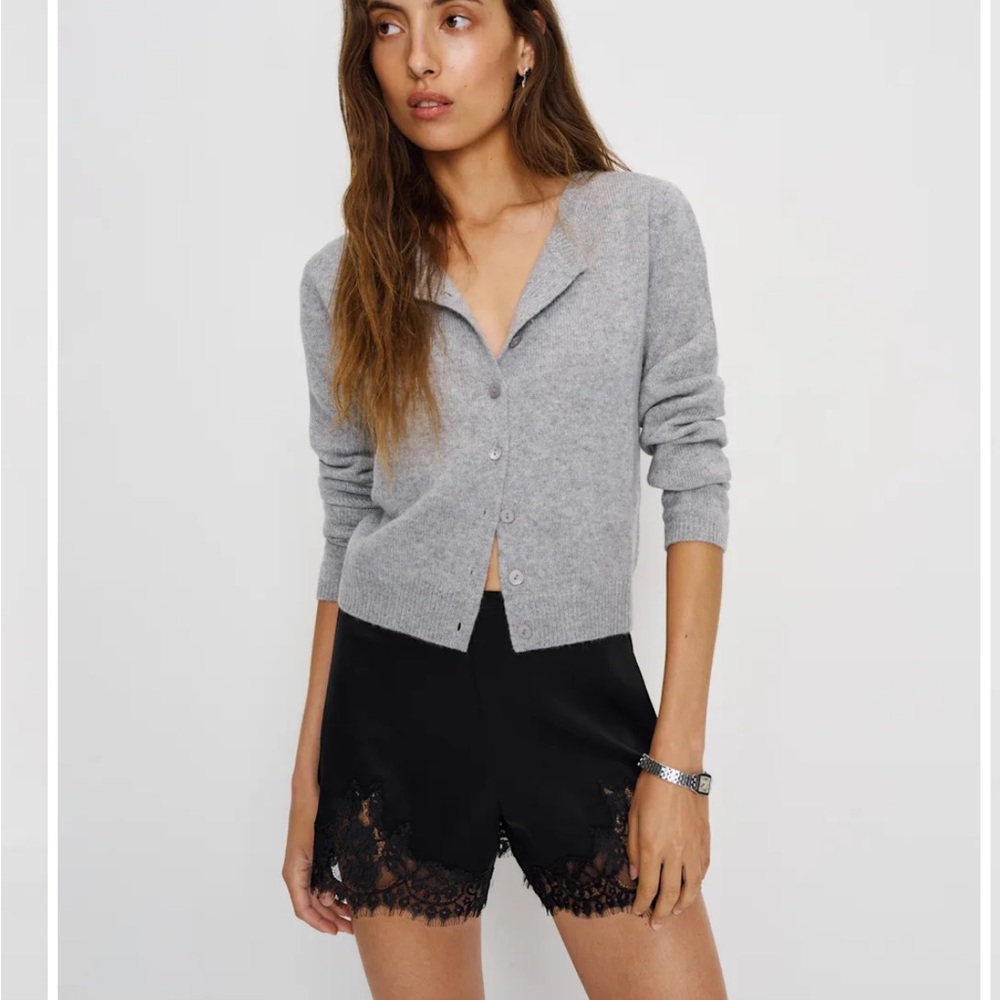 Reformation Fern Satin Shorts